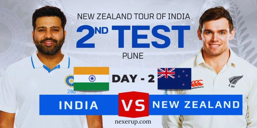 India vs New Zealand 2nd Test Match Scorecard On 24 Oct 2024