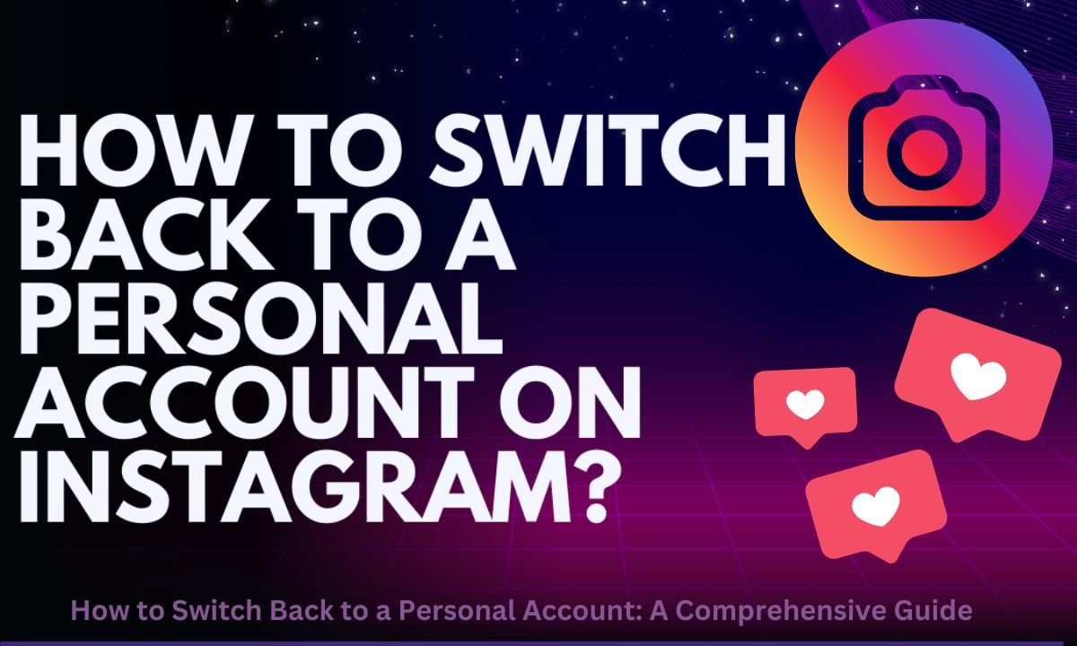 how to switch back to personal account